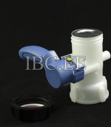 IBC tank container 1000 liters 75mm Butterfly Valve