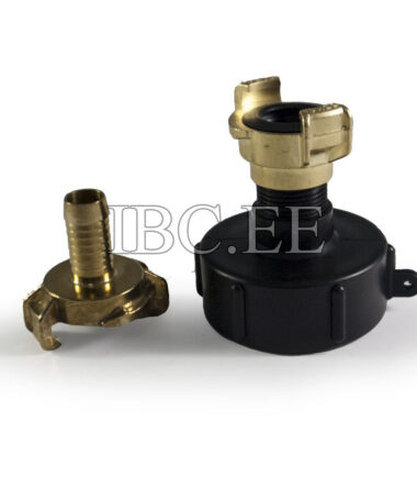 Adapter IBC - Geka koppling S60X6 hona 3/4'' nikkel Geka slang mässing 17mm