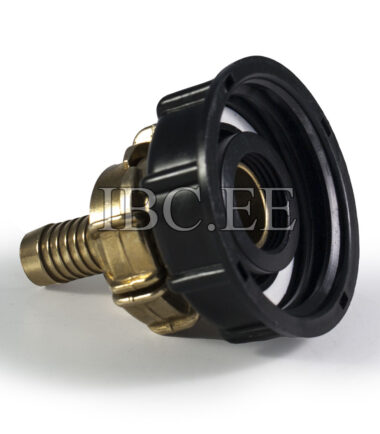 Переходник S60X6 3/4' на контейнер IBC с быстрым соединением типа Geka оцинкованный на шланг 20 мм