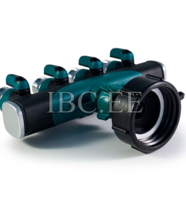 IBC connector S60X6 4 Way Tap Connectors 34'' male thread for Garden Irrigation System plastik