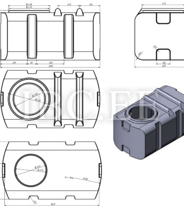 UHP tvertne Kubaton SK-300 (300L)