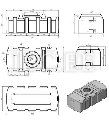 UHP tankki Kubaton SK-650 (650L) UHP tankki Kubaton SK-650 (650L)