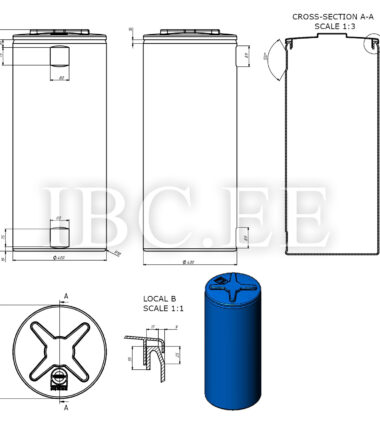 UHP бак Verticon High V-105 (105L)