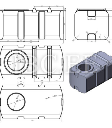 UHP tank Kubaton Transport SK-400E (400L)