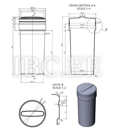 UHP tank Salton C-125 (125L)